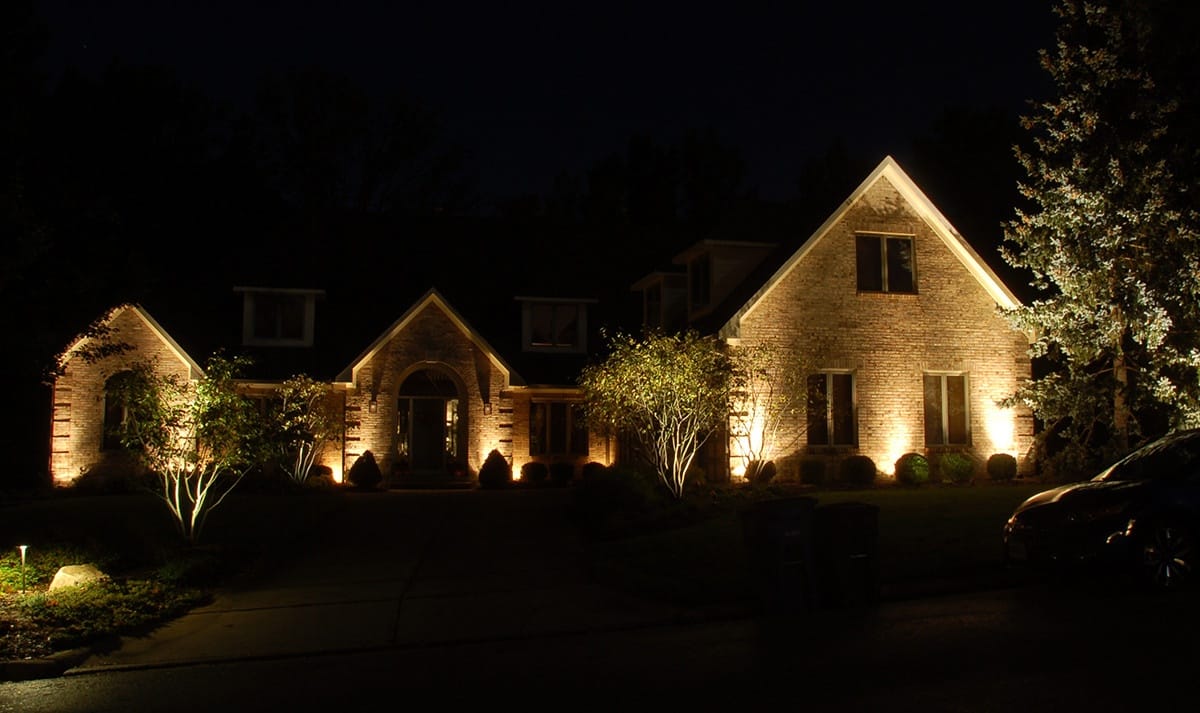 Landscaping Lighting Green Lawn Specialists