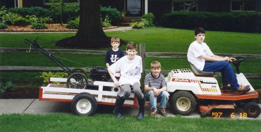 The Germann Brothers-mowing together since 1997